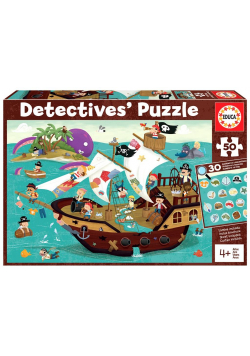 Puzzle detektywistyczne 50 Statek piracki G3