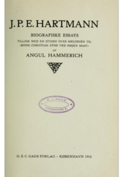 Biografiske Essays,1916
