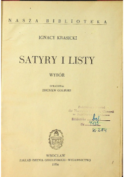 Satyry i listy