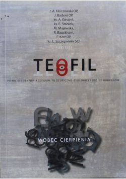 Teofil Numer 1 Wobec cierpienia