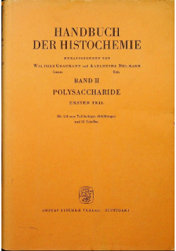 Handbuch der histochemie band 2
