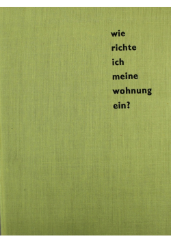 Wie richte ich meine wohnung ein