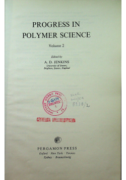 Progress in polymer science