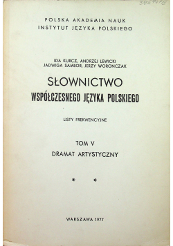 Słownictwo współczesnego języka polskiego tom V