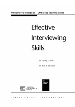 Effective Interviewing Skills