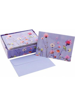 Karnety Mini Kwiaty Lawendy