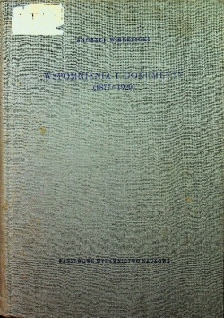 Wierzbicki Wspomnienia i dokumenty 1877 1920