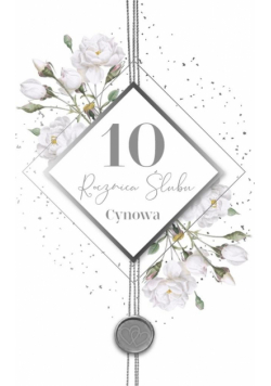 Karnet Rocznica Ślubu 10 LUX-71