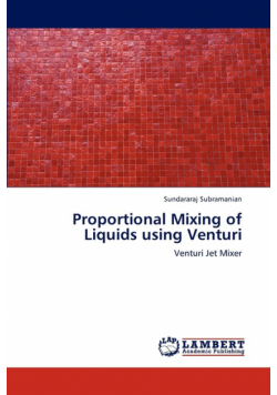 Proportional Mixing of Liquids Using Venturi