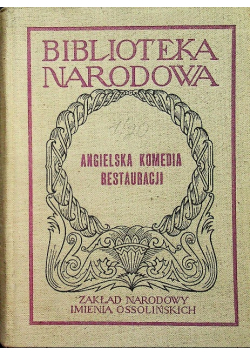Angielska komedia Restauracji