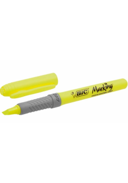 Zakreślacz Highlighter Grip żółty (12szt) BIC