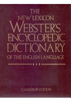 The new lexicon websters encyclopedic dictionary of the english language