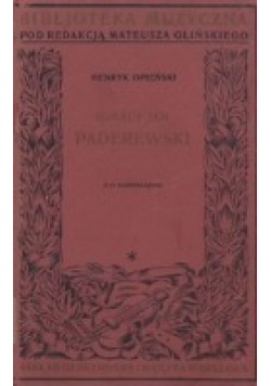Ignacy Jan Paderewski 1928 r