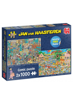 Puzzle 2x1000 Haasteren Sklep muzyczny/Stres G3