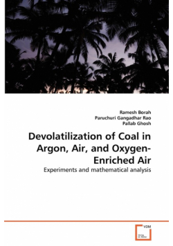 Devolatilization of Coal in Argon, Air, and Oxygen-Enriched Air