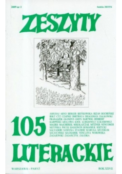 Zeszyty Literackie 105