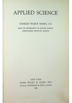 Applied science 1942 r