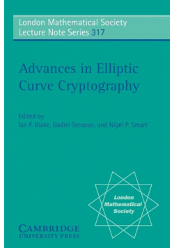 Advances in Elliptic Curve Cryptography
