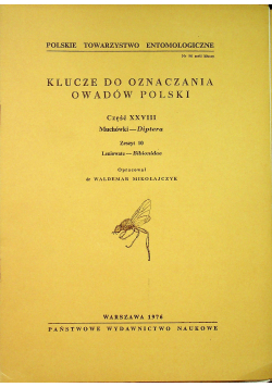 Klucze do oznaczania owadów Polski Część XXVIII Zeszyt 10