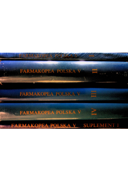 Farmakopea Polska V 5 tomów
