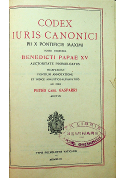 Codex Iuris Canonici 1943r