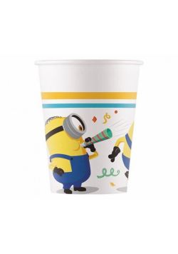 Kubeczki papierowe Minions Rise of Gru 200ml 8szt