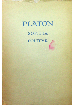 Platon sofista polityk