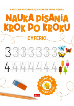 Nauka pisania krok po kroku. Cyferki