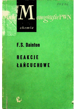 Małe monografie PWN Chemia Reakcje łańcuchowe