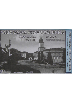 Warszawa przedwojenna Plan miasta z 1939 r