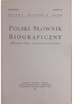 Polski słownik biograficzny zeszyt 133