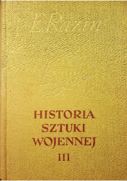 Historia sztuki wojennej III