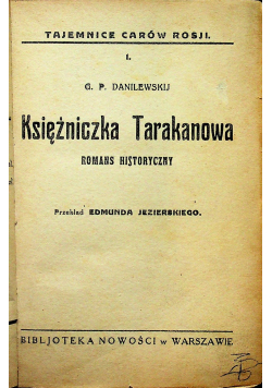Księżniczka Tarakanowa 1929 r.