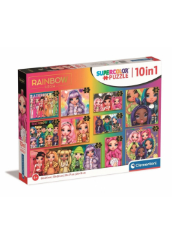 Puzzle 10w1 Supercolor Rainbow High