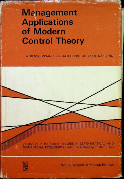 Management Applications of Modern Control Theory