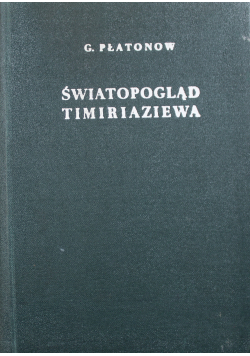 Światopogląd Timiriaziewa