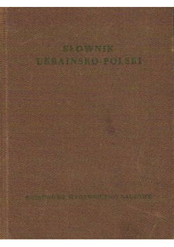 Słownik ukraińsko - polski
