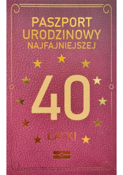 Karnet Urodzinowy 40