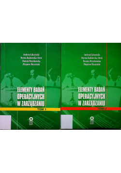 Elementy badań operacyjnych w zarządzaniu tom 1 i 2