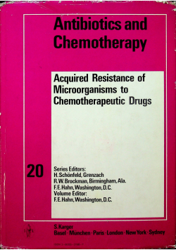 Antibiotics and Chemotherapy 20