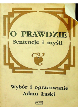 O prawdzie sentencje i myśli