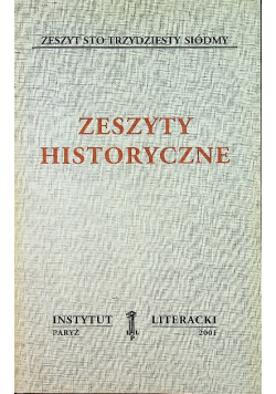 Zeszyty historyczny zeszyt 137