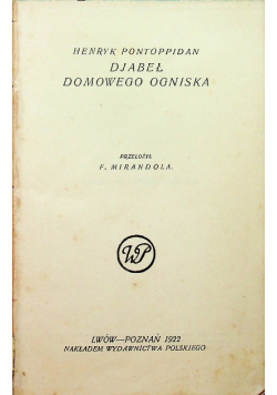 Djabeł domowego ogniska 1922 r