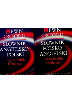 Słownik angielsko polski Oxford tom 1 i 2