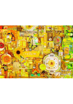 Puzzle 1000 Projekt tęcza - Żółty