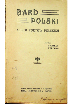 Bard Polski  album poetów polskich 1909r