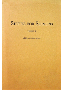 Stories for Sermons Volume 15