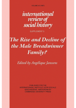 The Rise and Decline of the Male Breadwinner Family?