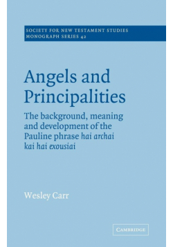 Angels and Principalities