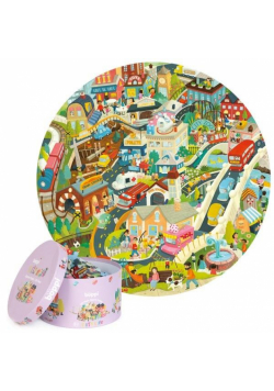 Puzzle okrągłe 150 Życie w mieście